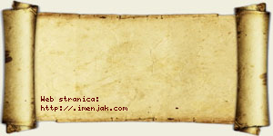 Jasmina Perković vizit kartica